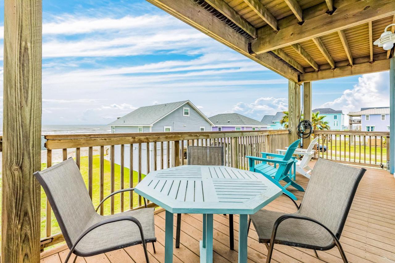 8-Mile Beachfront Villa Galveston Kültér fotó