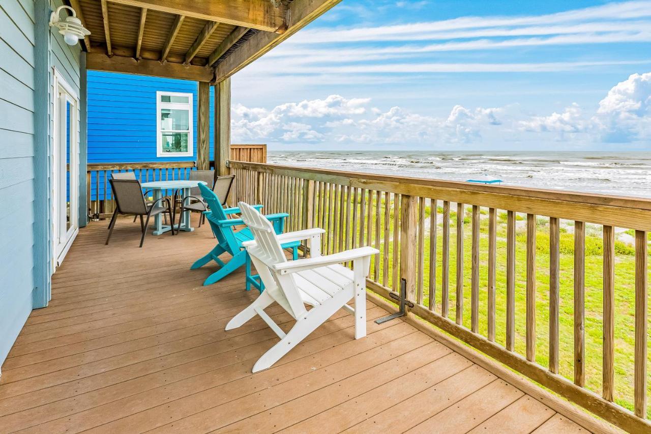 8-Mile Beachfront Villa Galveston Kültér fotó