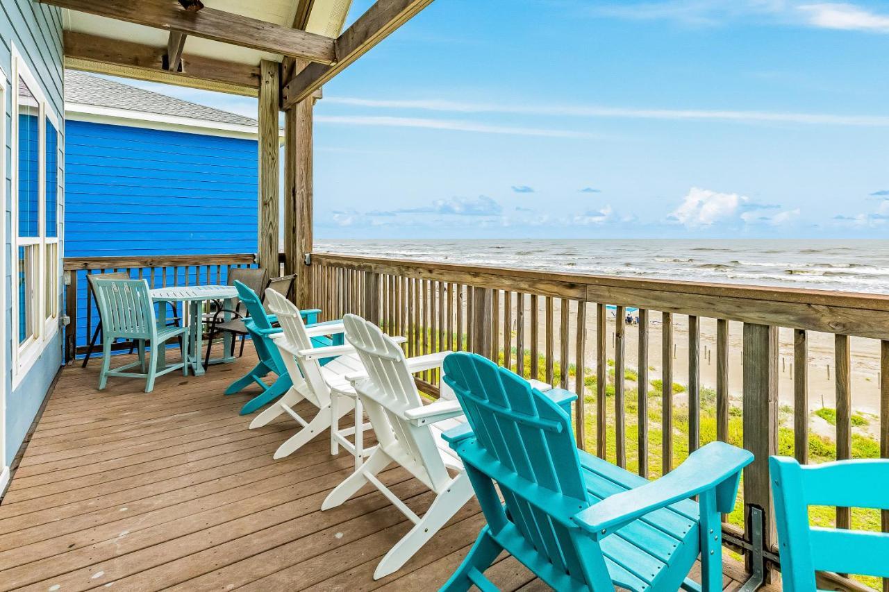 8-Mile Beachfront Villa Galveston Kültér fotó